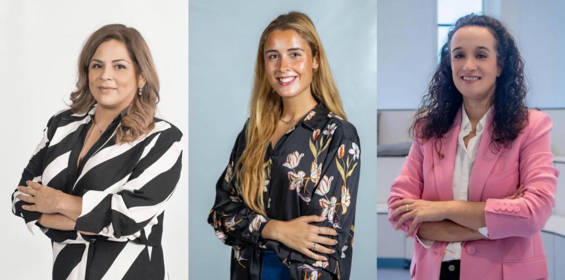 Día Internacional de la Mujer y la Niña en la Ciencia Universidad Católica de Murcia Martha Cecilia León, Andreia Cruz y María Cuartero