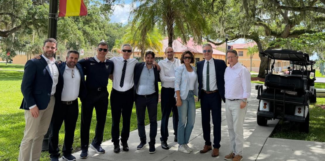 Representantes de la UCAM visitando St. Leo University.