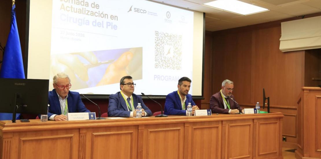 Inauguación de la Jornada de actualización en cirugía del pie 2026