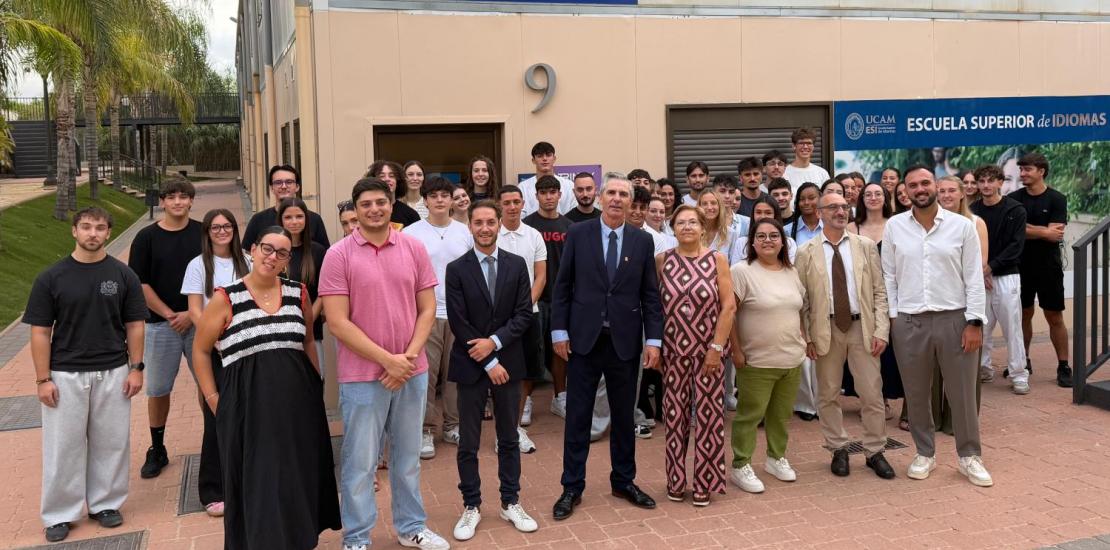 Un grupo de los alumnos que cursarán el Summer Program de la UCAM.