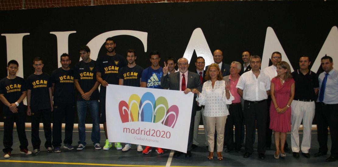 La UCAM muestra su apoyo total a Madrid 2020