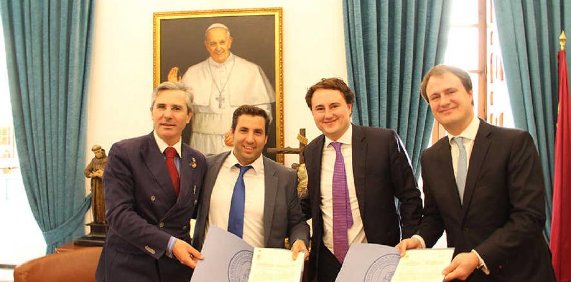La UCAM firma un convenio de colaboración con la EU Business School
