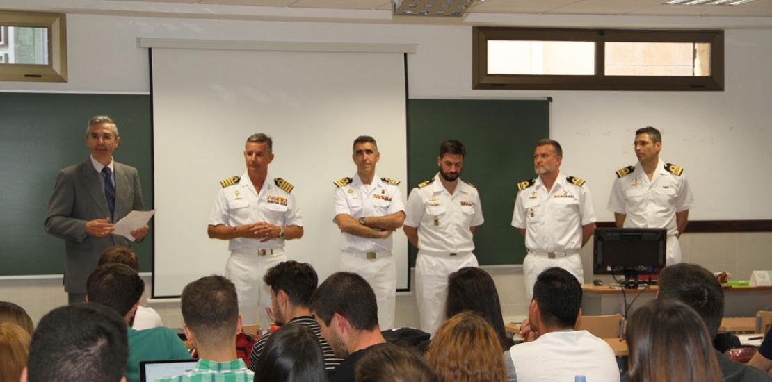 Estudiantes de Comunicación de la UCAM colaboran con la Flotilla de Submarinos en el ejercicio ‘Cartago’ 