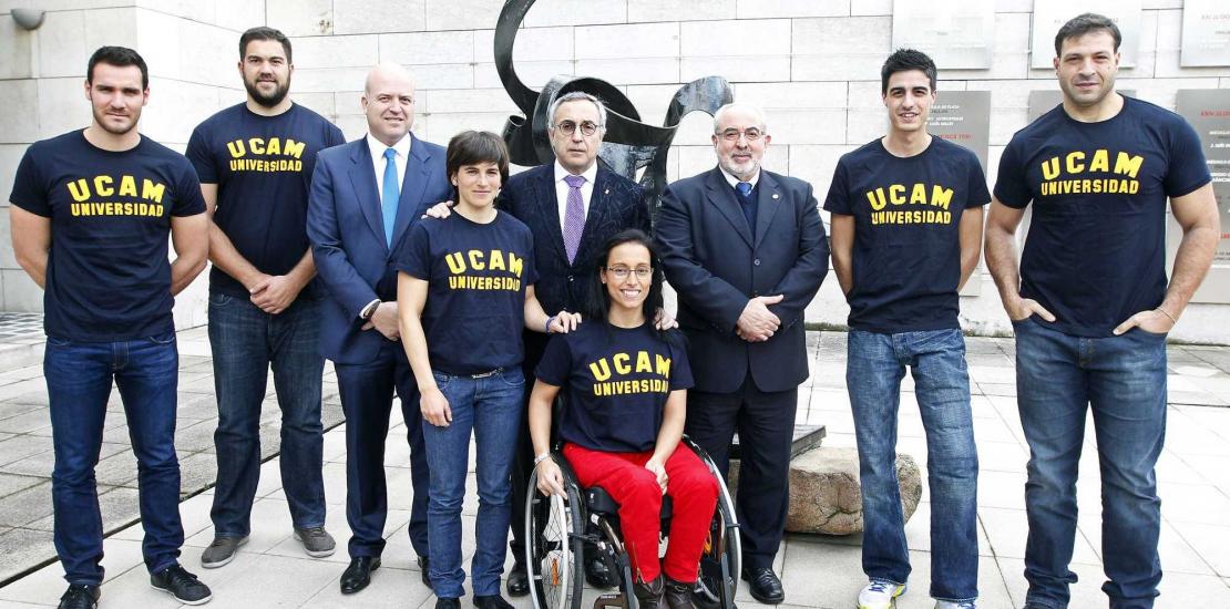 La UCAM beca a más de 200 deportistas para que estudien en sus respectivas universidades