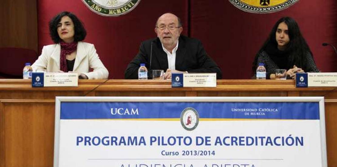 La ANECA evalúa a la UCAM en el primer proceso voluntario de acreditación