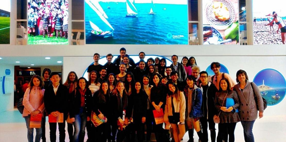 Los alumnos de Turismo de la UCAM asisten a FITUR