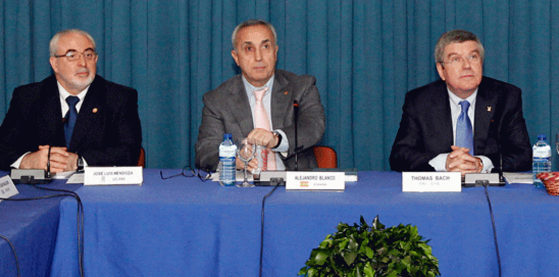 Thomas Bach califica de “excelente” el proyecto UCAM-COE para la formación de deportistas olímpicos
