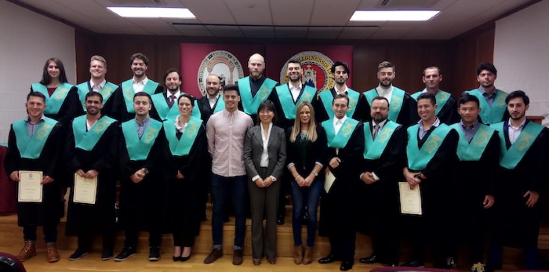 Graduación internacional del Máster en Alto Rendimiento Deportivo en inglés