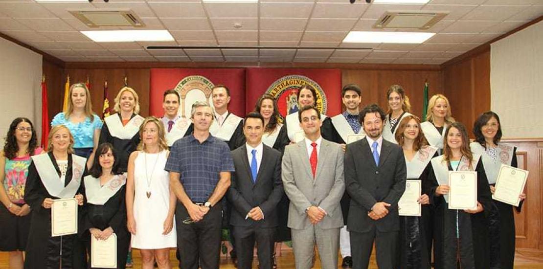 Acto de graduación de los estudiantes del Máster en Protocolo