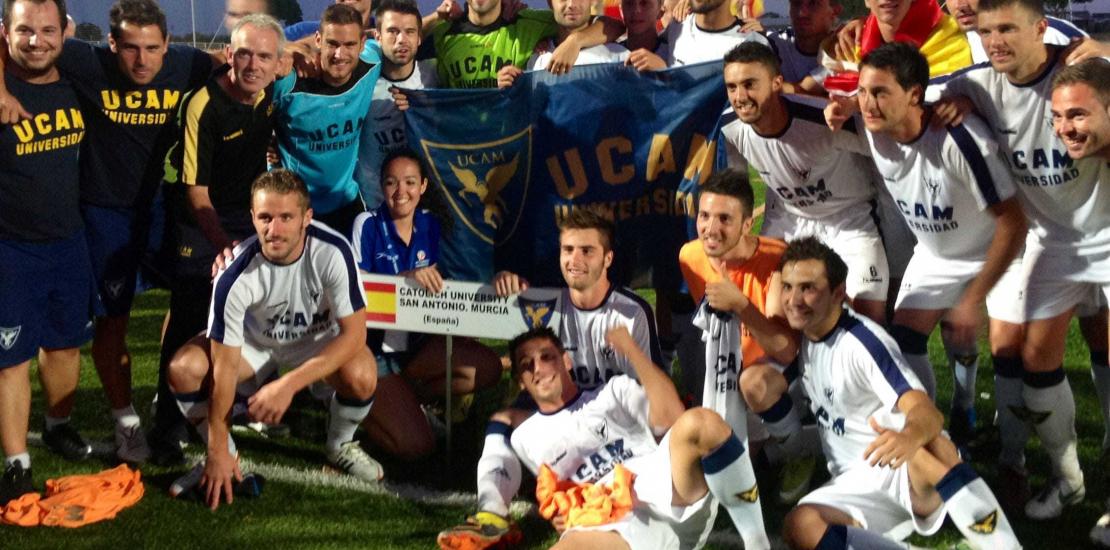 La UCAM, campeona de Europa de fútbol