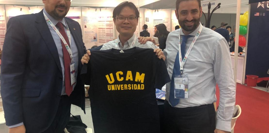 La UCAM representa a España en el pabellón ‘Study in Spain’ en APAIE