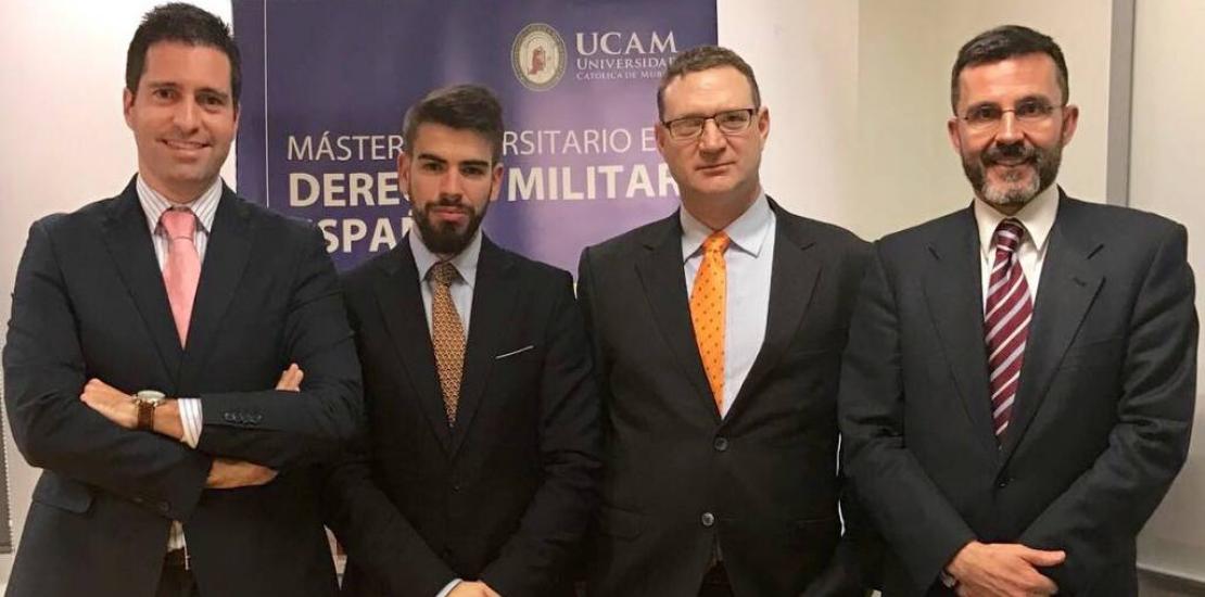 El director de la Asesoría Jurídica del Mando de la OTAN, en el Máster de Derecho Militar Español