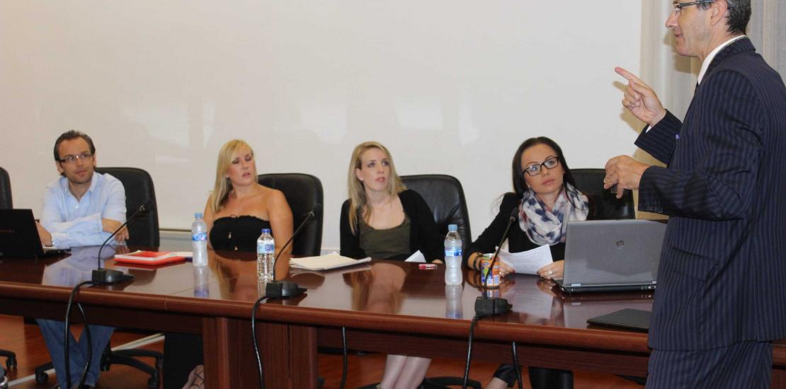 Universitarios alemanes estudian marketing internacional en la UCAM