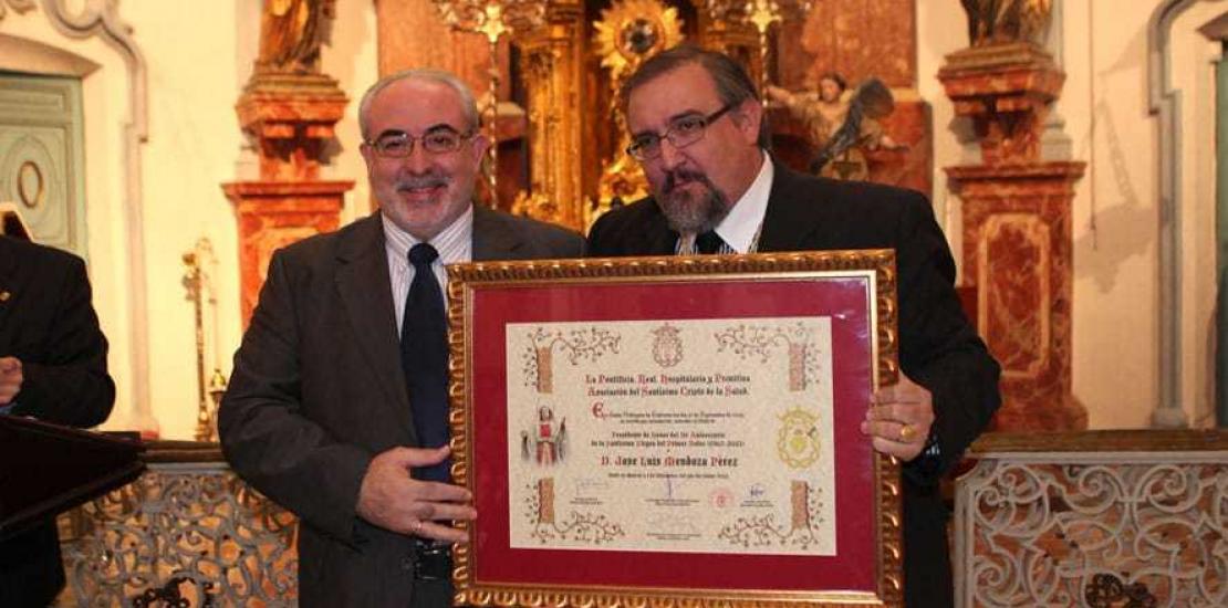 José Luis Mendoza, presidente de Honor de la Stma Virgen del Primer Dolor