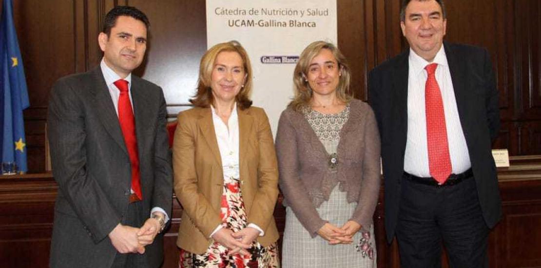 La Católica presenta la cátedra de Nutrición y Salud UCAM-Gallina Blanca