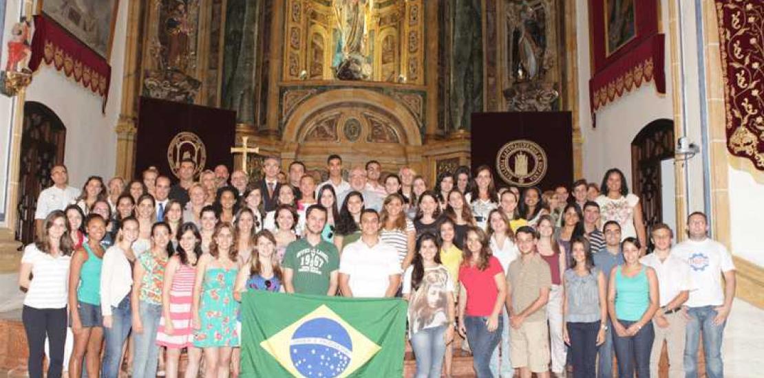 La UCAM acoge a casi un centenar de alumnos brasileños