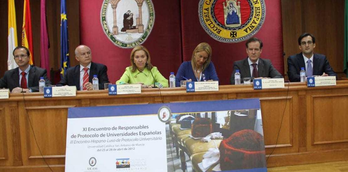 La UCAM acoge el XI Encuentro de Responsables de Protocolo de Universidades Españolas