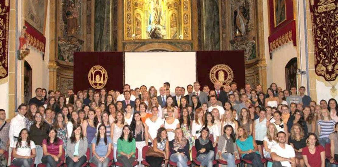 La UCAM celebra un acto de bienvenida para sus estudiantes ERASMUS