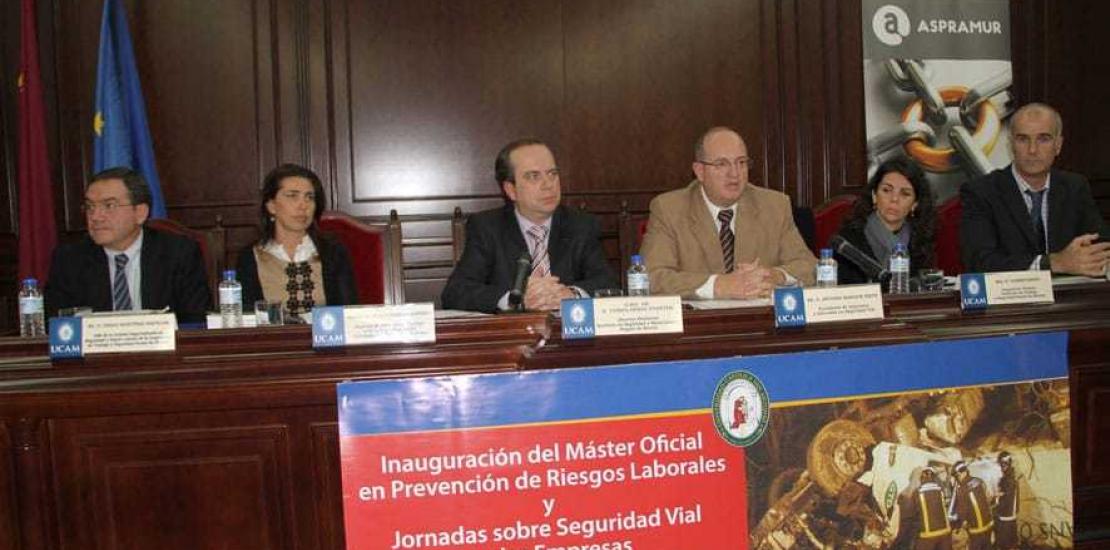 La UCAM inaugura el Máster Oficial en Prevención de Riesgos Laborales