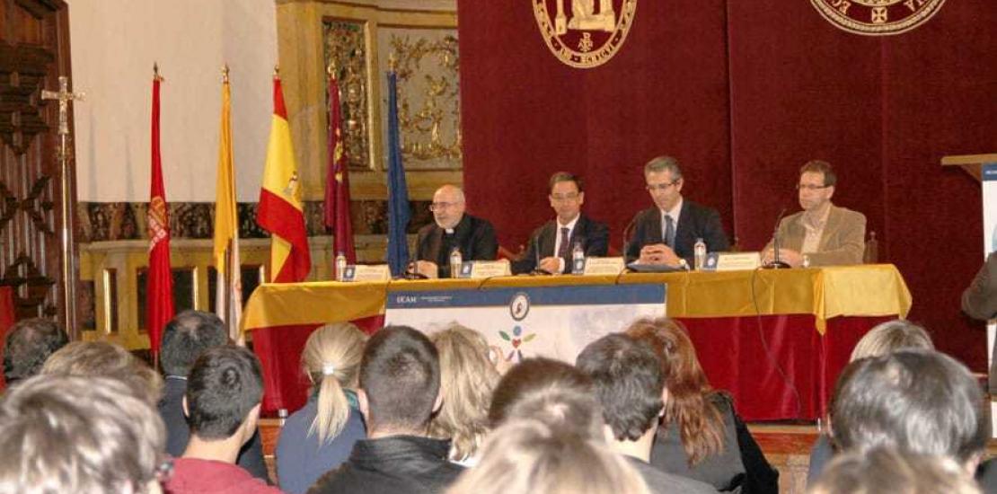 La UCAM inaugura la XII edición de las Jornadas Internacionales de Caridad y Voluntariado