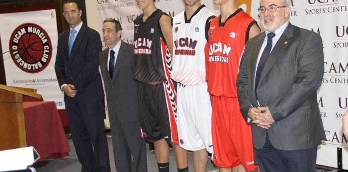 La Universidad Católica San Antonio y el UCAM Murcia C.B confirman su alianza