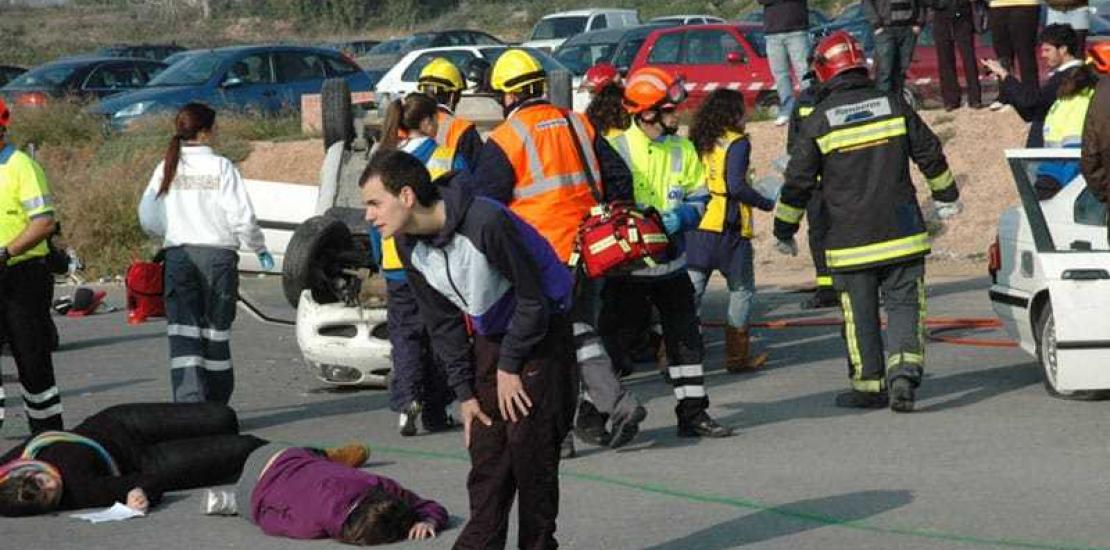 Las alumnos de Enfermería preparados ante cualquier acontecimiento