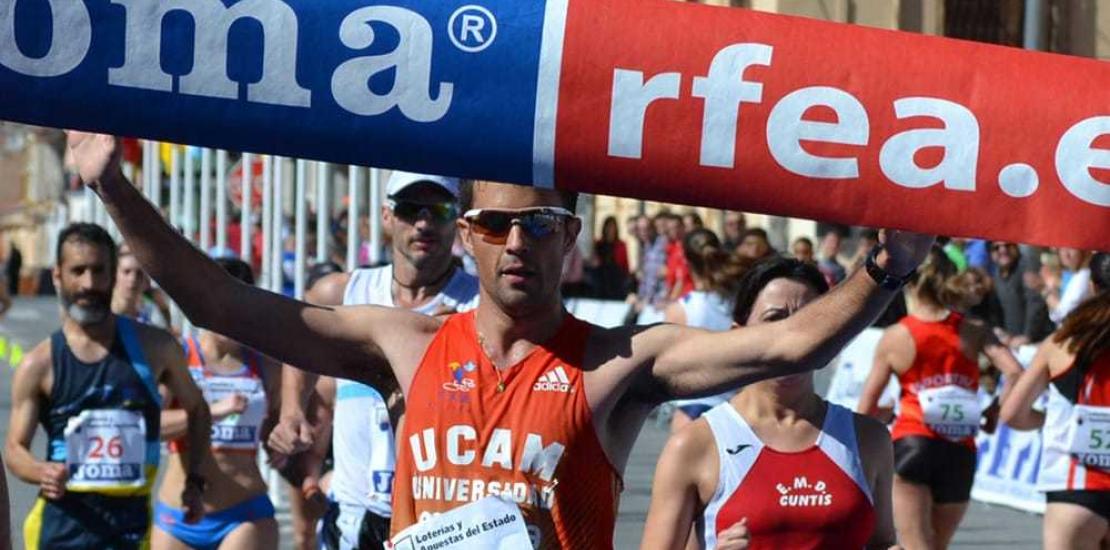 Éxito de los atletas UCAM en el Campeonato de España de marcha