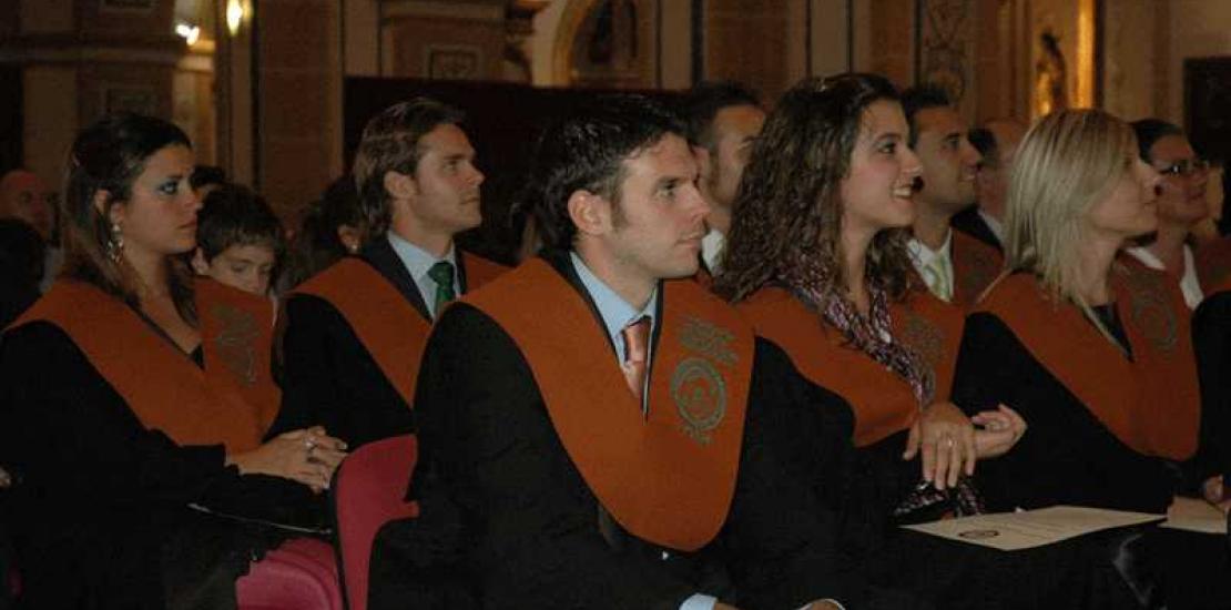 Miguel Ángel Cámara, padrino de la I Promoción del Grado en Ingeniería de Edificación de la UCAM
