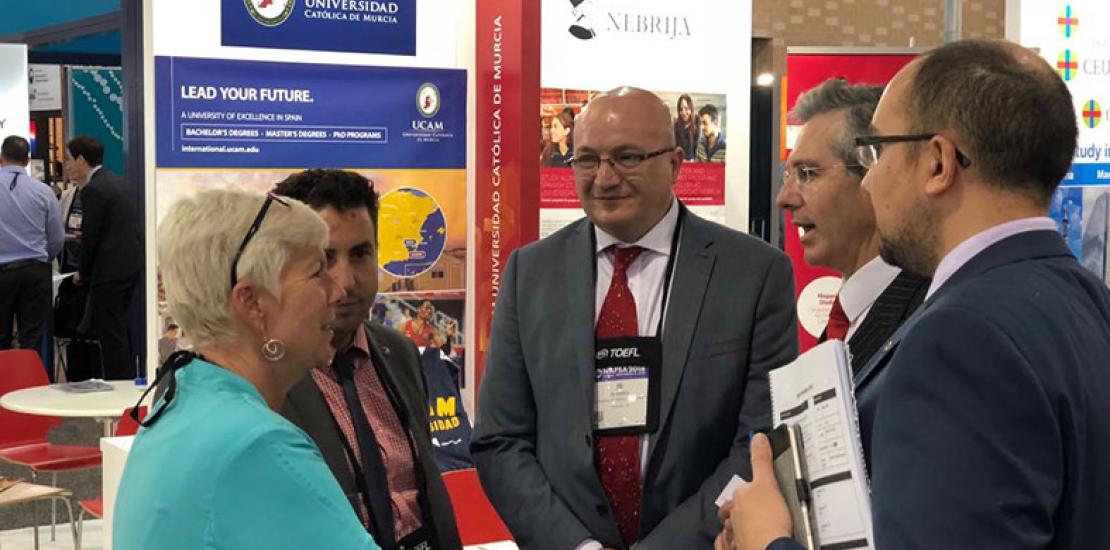 La UCAM participa en NAFSA, la cita anual de universidades más importante del mundo