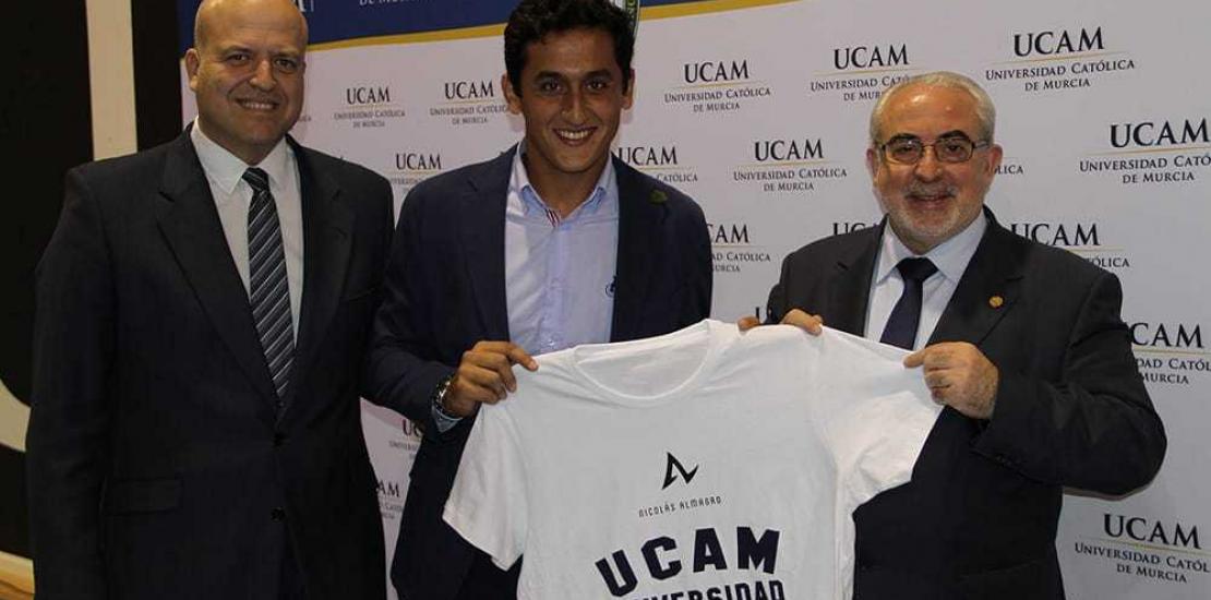 Nico Almagro: “Será un honor llevar el nombre de la UCAM por el mundo”