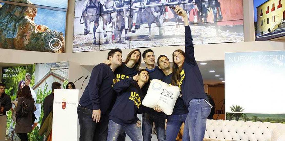 Los olímpicos de la UCAM apoyan a la Región de Murcia como destino turístico