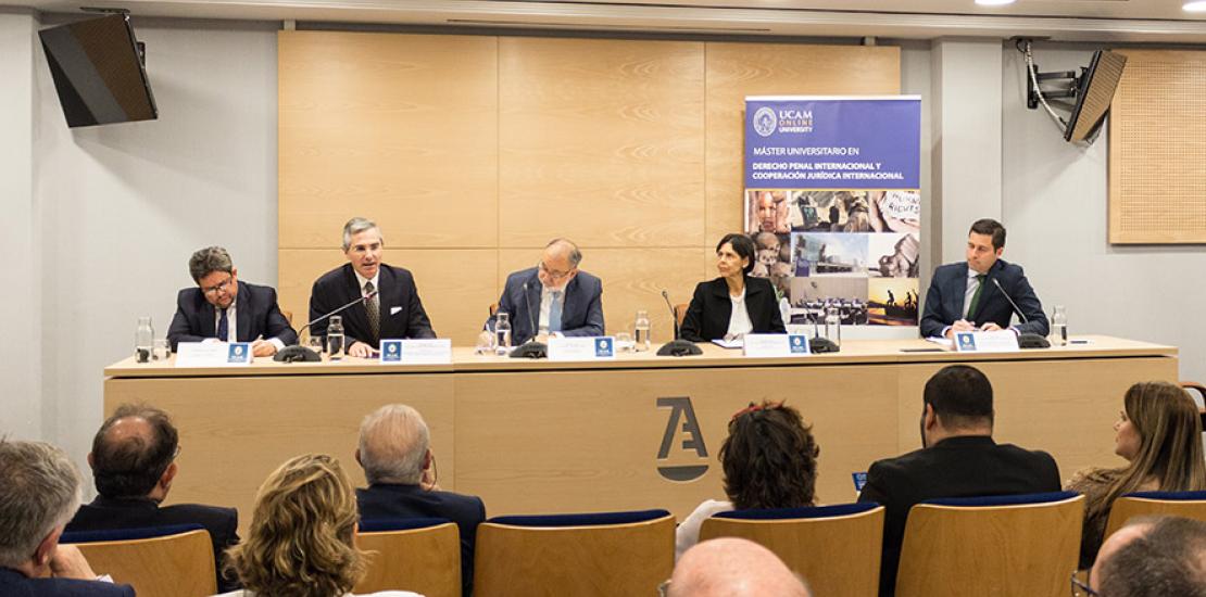 La UCAM presenta el Máster en Derecho Penal Internacional y Cooperación Jurídica Internacional