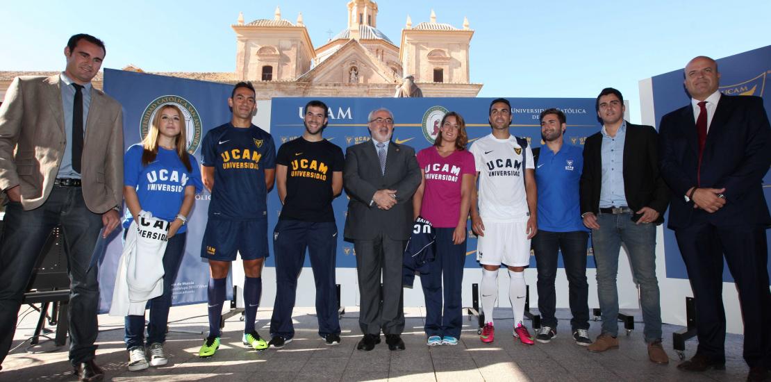 La UCAM presenta sus nuevas equipaciones deportivas de Nike
