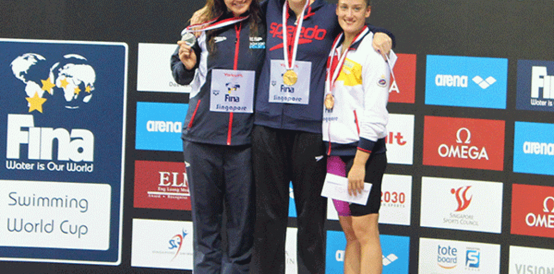 Mireia Belmonte y Melani Costa, “satisfechas” por el resultado logrado en Singapur