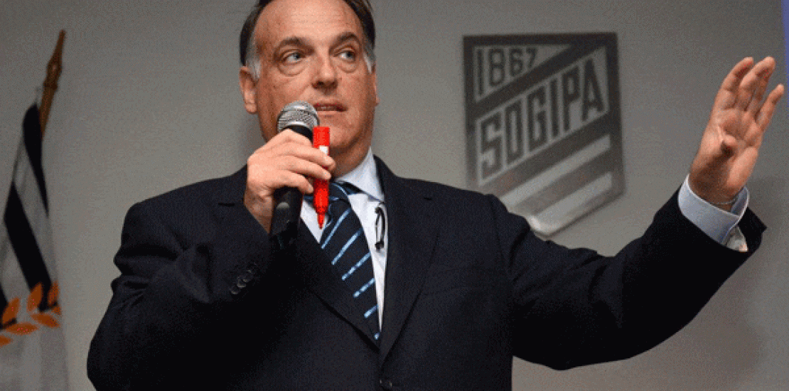 El presidente de la Liga de Fútbol Profesional presenta en Brasil el  ‘Sports Management Institute LFP-UCAM’ 