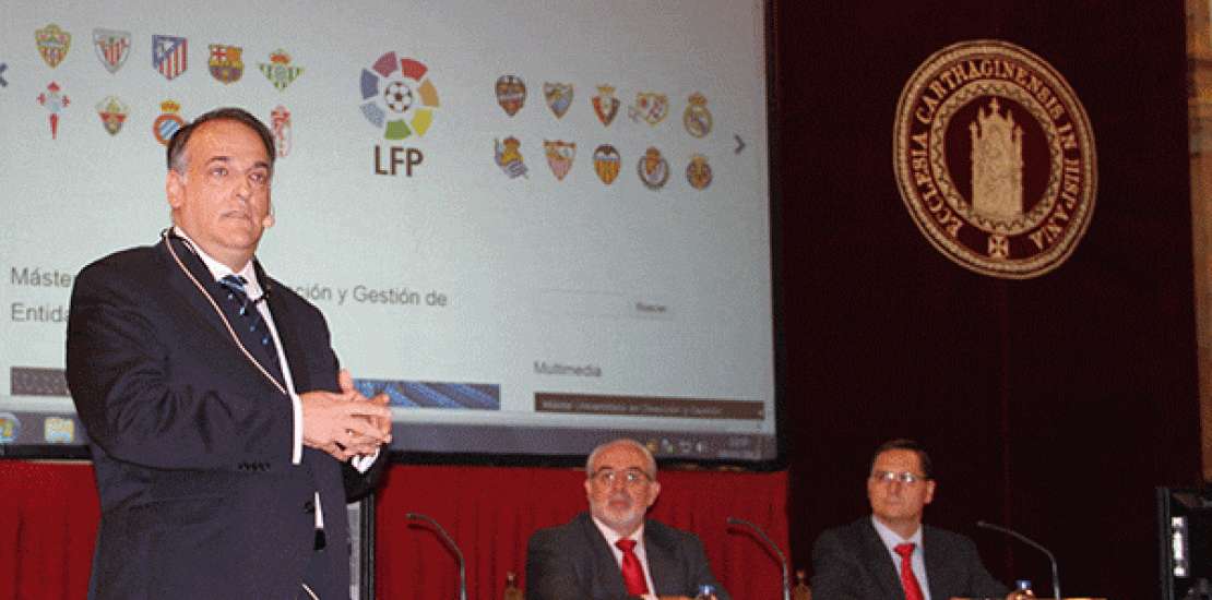 La UCAM y la LFP unen sus fuerzas para profesionalizar la formación en el deporte