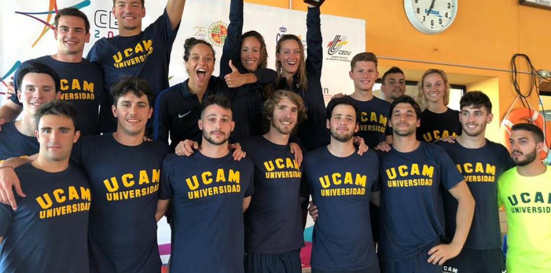 La UCAM vuelve a batir el récord de medallas en el Campeonato de España Universitario