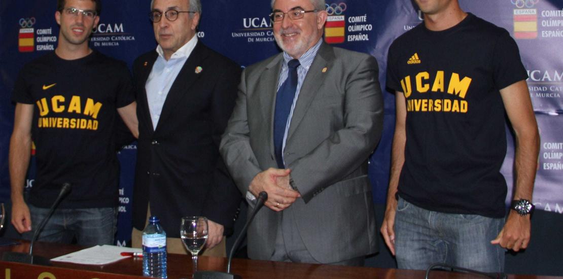 Miguel Ángel López y Eusebio Cáceres: el futuro del atletismo español pasa por la UCAM