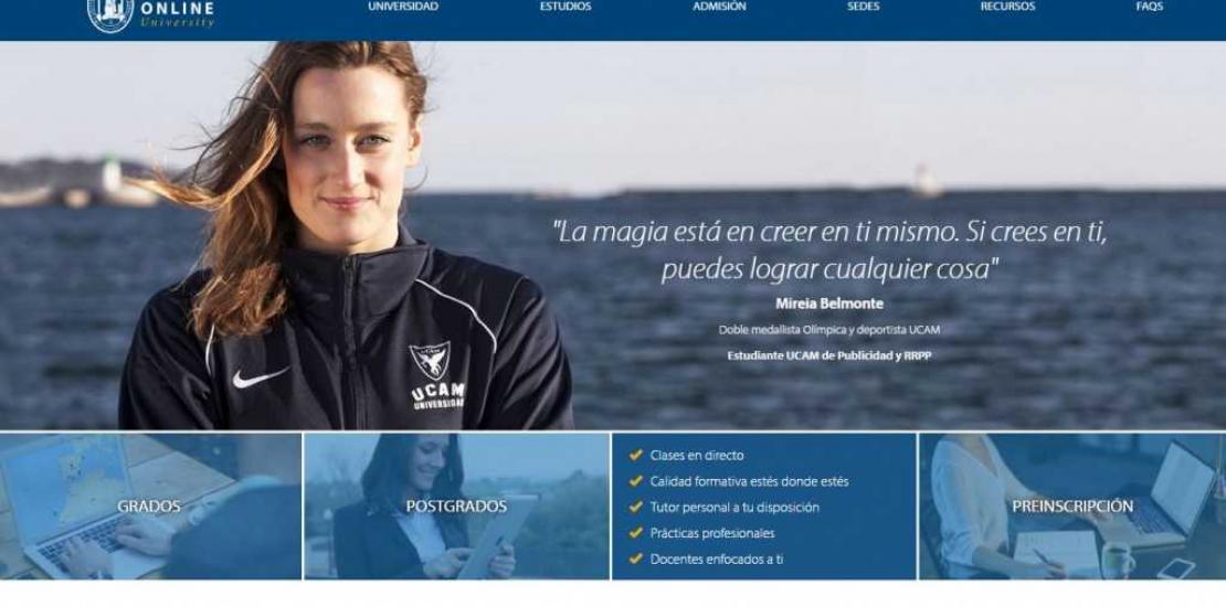 Ucamonline.net, la respuesta de la Universidad Católica de Murcia a la gran demanda en formación a distancia