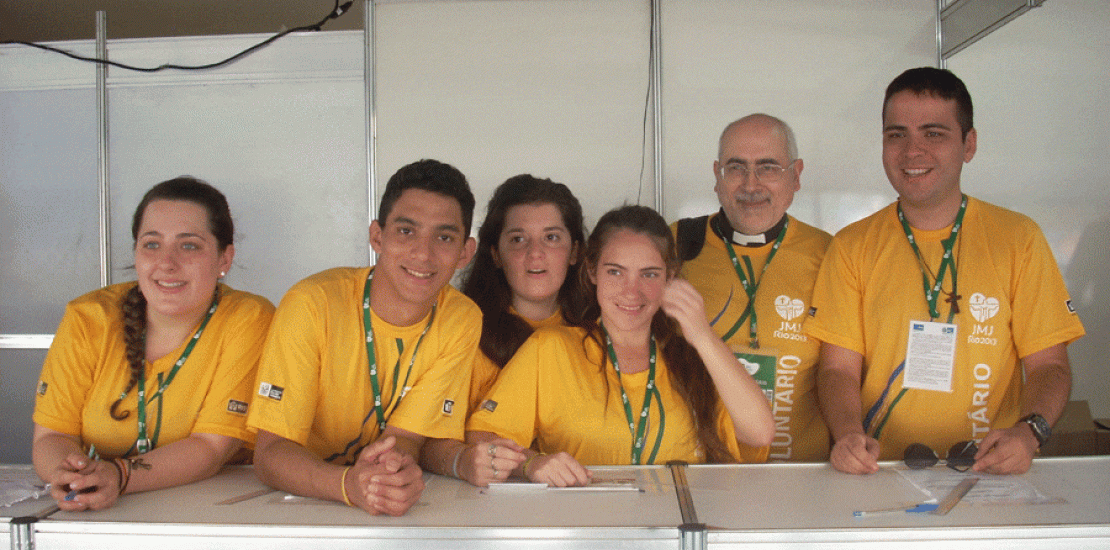 Voluntarios de la UCAM en la JMJ, portadores de renovada ilusión