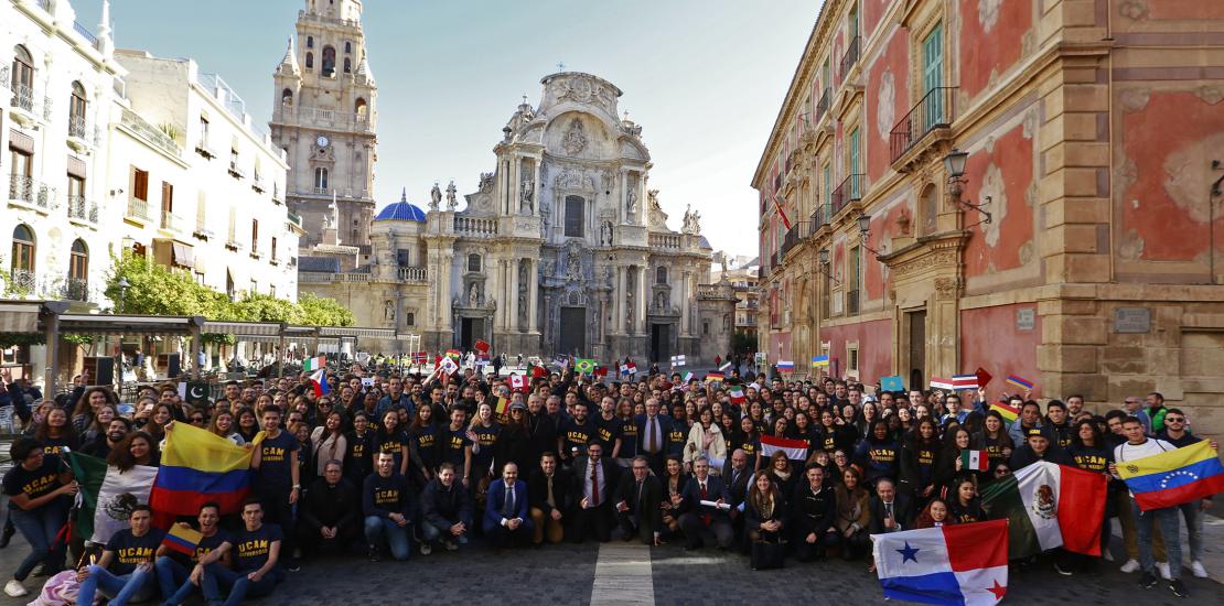 2.500 alumnos internacionales de 100 países se formarán este año en la UCAM