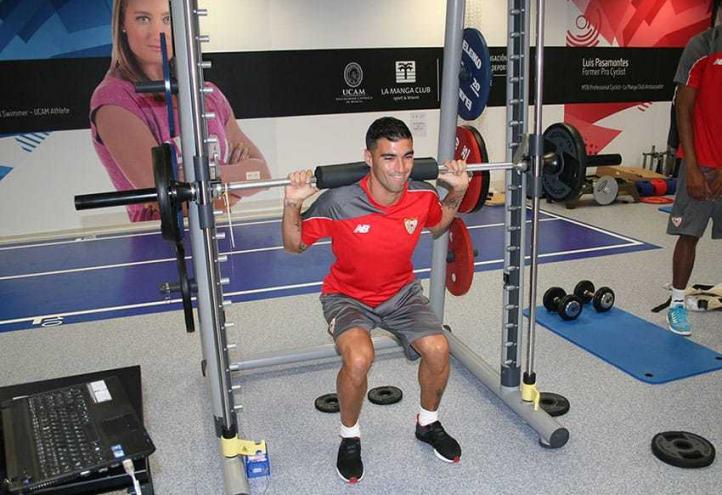 El Sevilla FC se somete a pruebas físicas en el Centro de Alto Rendimiento La Manga Club - UCAM