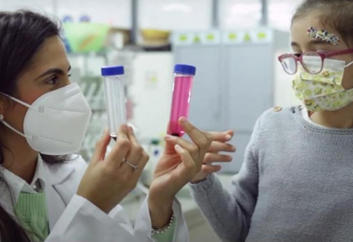 Captura del vídeo elaborado por la UCAM con motivo del Día Internacional de la Mujer y la Niña en la Ciencia