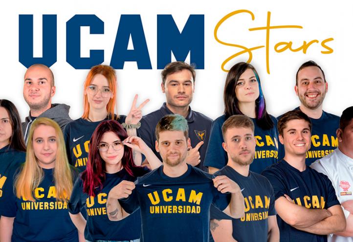 Equipo de &#039;UCAM Stars&#039;, la nueva plataforma de creativos e ‘influencers’ de la Universidad Católica de Murcia y UCAM Esports Club