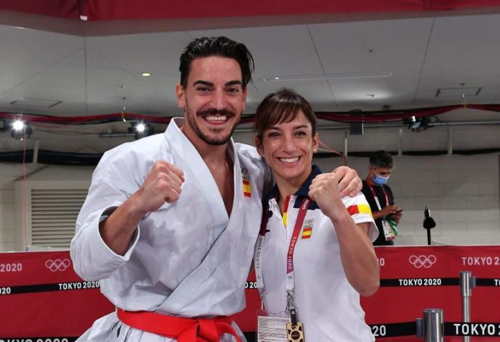 Damián Quintero y Sandra Sánchez