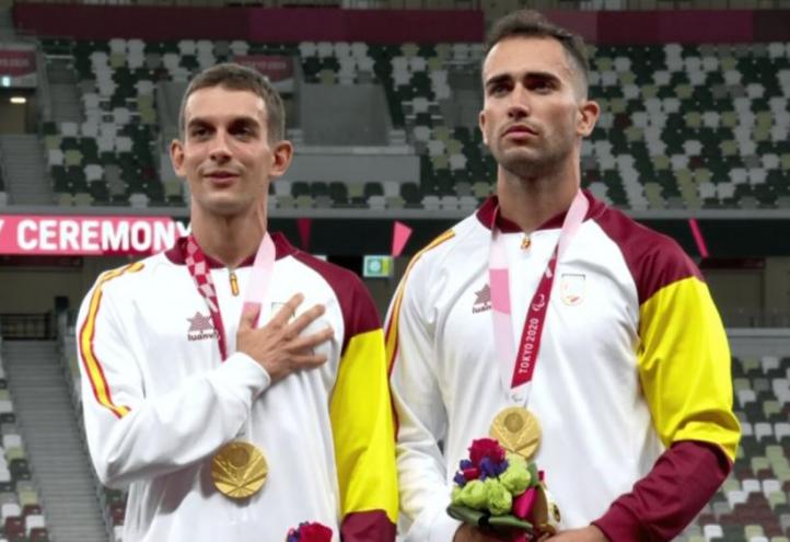 Descarrega y Rojo, oro paralímpico