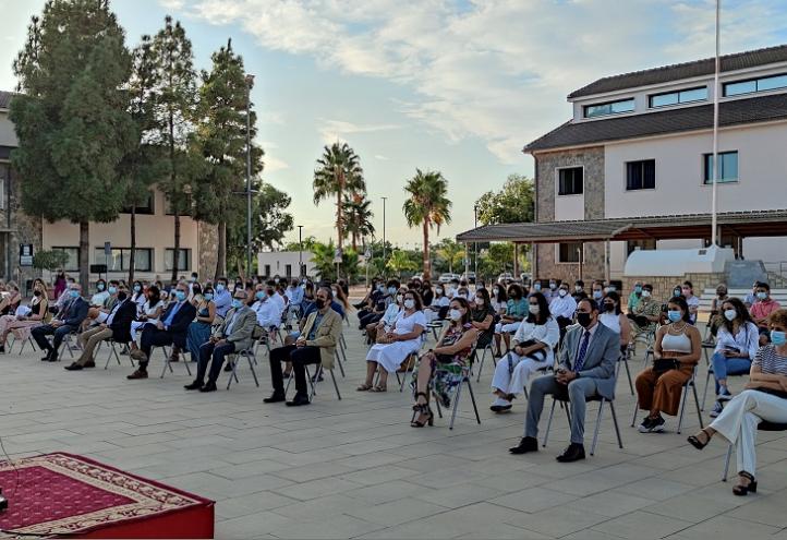 Jerónimo Lajara dirigiéndose a los asistentes