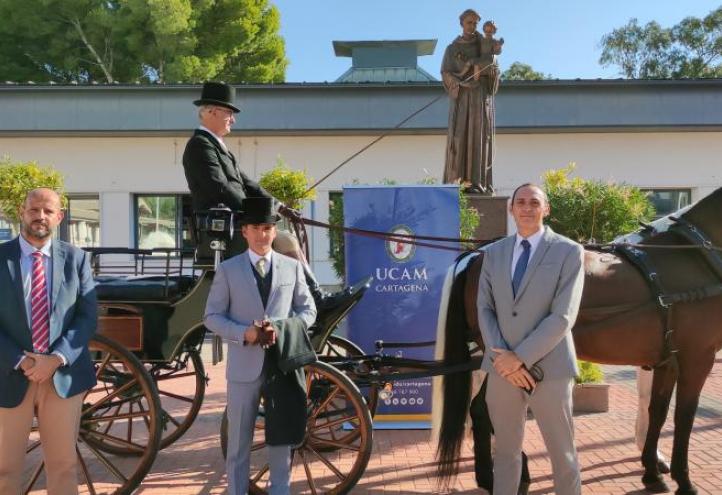 El director académico de UCAM Cartagena presentó el evento junto al presidente del Club de Enganches y el concejal de Deportes