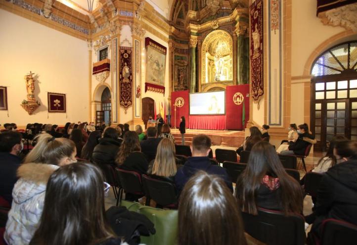 Instante del acto celebrado en el Templo del Monasterio de Los Jerónimos por el Día Internacional de la Eliminación de la Violencia contra la Mujer