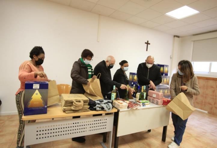 Preparación de los lotes en el Campus de Los Jerónimos